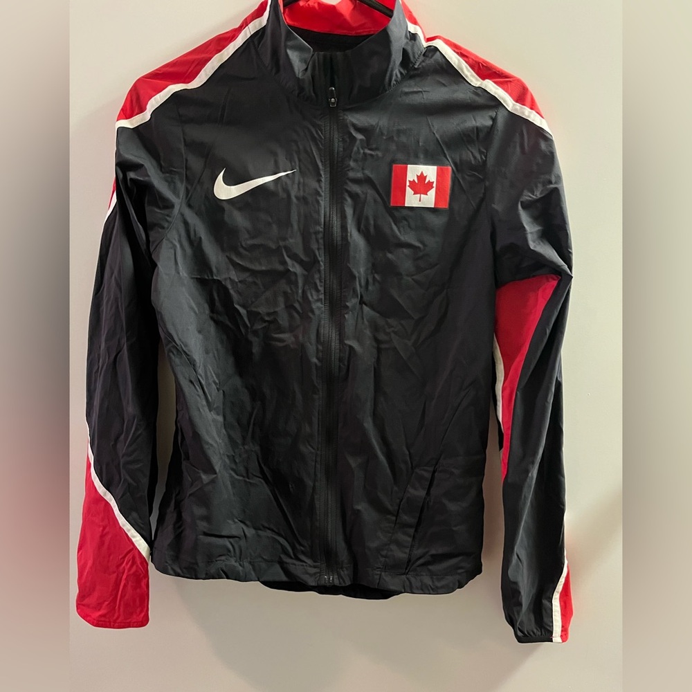 Nike Canada Olympic Windbreaker/Lightweight Jacket (Size: XS)
